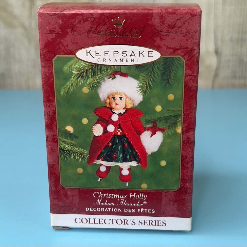 Hallmark Keepsake Ornament Christmas Holly Madame Alexander Handcrafted 1998